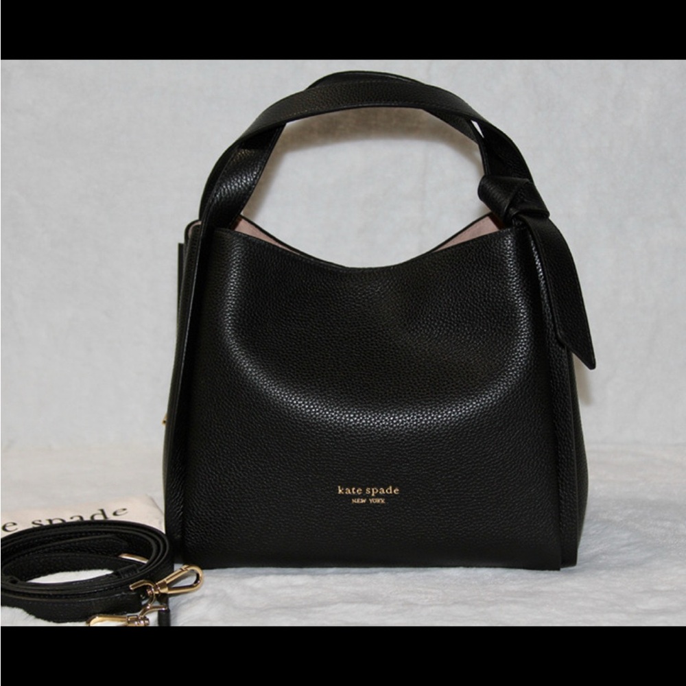 Kate Spade Black Pebbled Leather Shoulder Bag/Crossbody